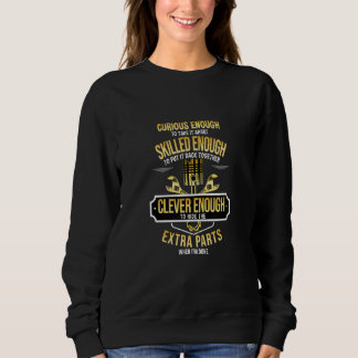Neugierig genug, um es mit dem Auto Motor Car Sweatshirt