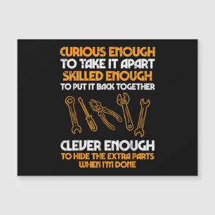 neugierig genug, um es mitzunehmen Autogarage Auto Magnetkarte