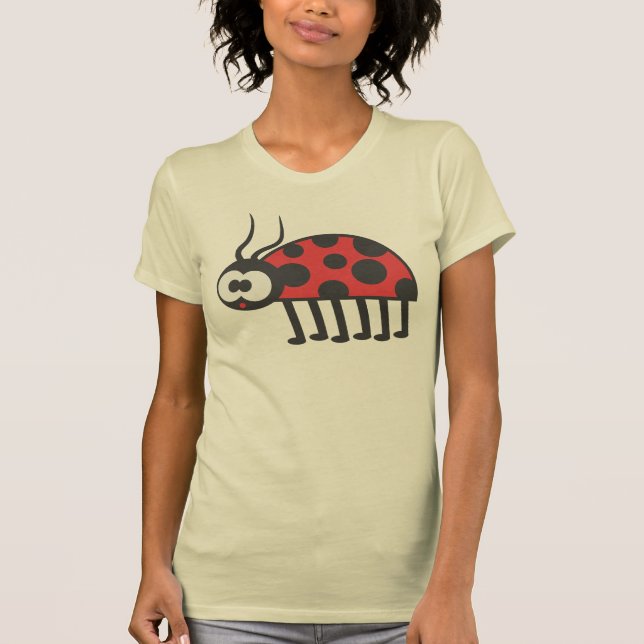 Neugierig Ladybug T-Shirt (Vorderseite)
