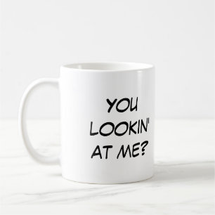 Neugierig niedlich, Sie lookin an mir? Kaffeetasse