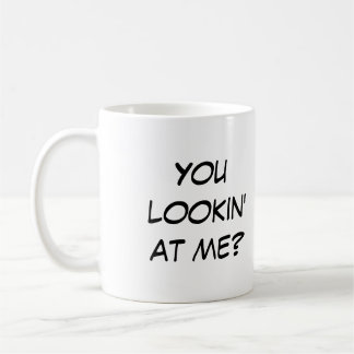 Neugierig niedlich, Sie lookin an mir? Kaffeetasse