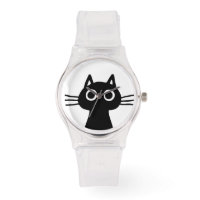 Neugierige Black Kitty Cat | Funky Feline Fashion