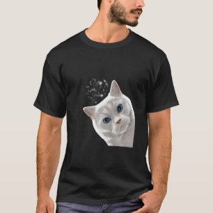 Neugierige Britisch Kurzhaar Katze T-Shirt
