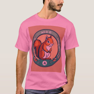 Neugierige Chipmunk Forest Adventure T - Shirt Des