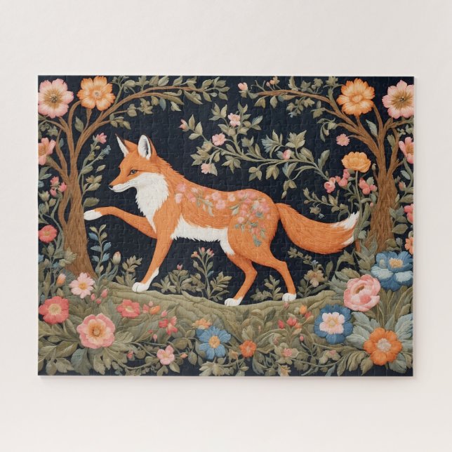 Neugierige Fox Imitate Stickereien Elegant (Horizontal)