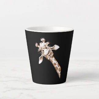Neugierige Giraffe Funny Zoo Kostüme Geschenk Milchtasse