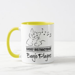 Neugierige Katze, leicht von Banjo-Spielern abgele Tasse