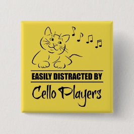 Neugierige Katze, leicht von Cello-Spielern abgele Button