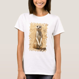 Neugierige Meerkat Damen-angepasster T - Shirt