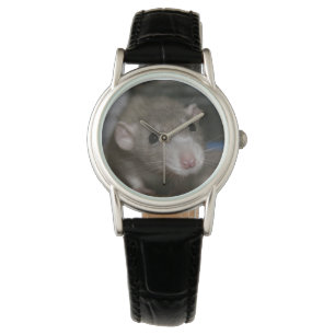 Neugierige Ratte Armbanduhr