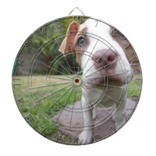Neugierige Welpe Dartscheibe