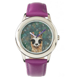 Neugieriger Baby Llama - Niedlich - Armbanduhr