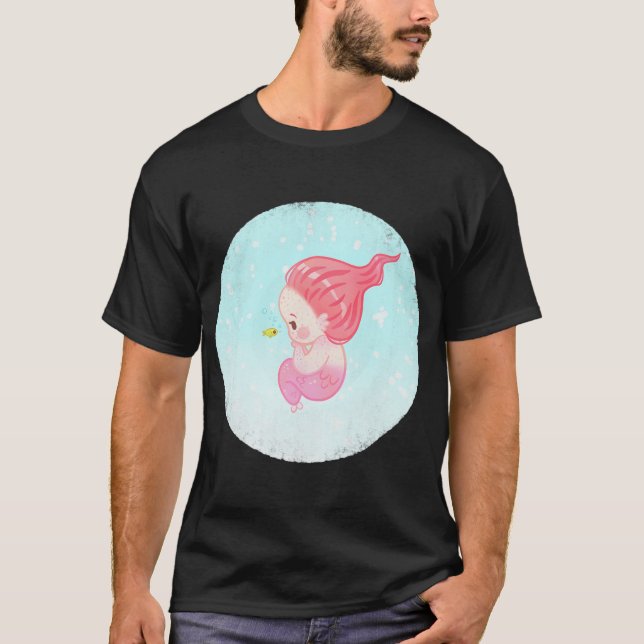 Neugieriger Fisch T-Shirt (Vorderseite)