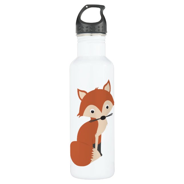 Neugieriger Fox Trinkflasche (Vorderseite)