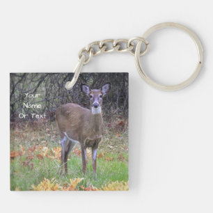 Neugieriger Hirsch Schlüsselanhänger