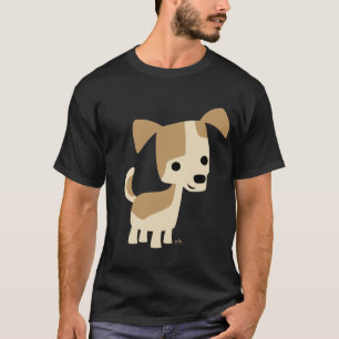 Neugieriger kleiner HundeCartoon T - Shirt