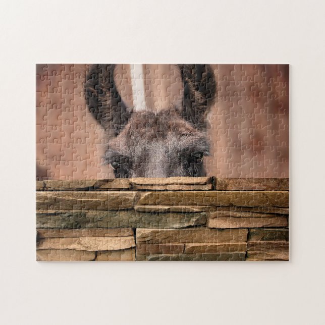 Neugieriger Llama, Jigsaw Puzzle (Horizontal)