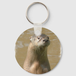 Neugieriger Otter-Schlüsselanhänger Schlüsselanhänger