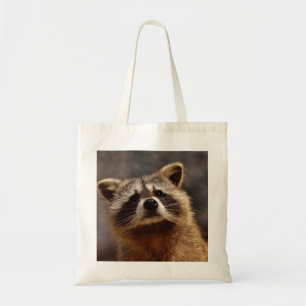 Neugieriger Raccoon Tragetasche