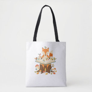 Neugieriger Waldleser Tasche