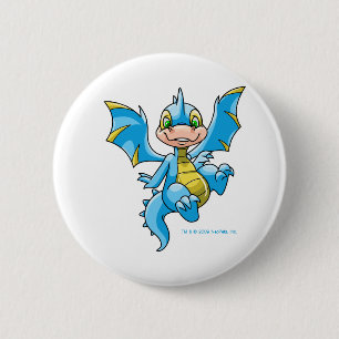Neugieriges blaues Scorchio Button