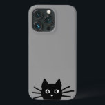Neugieriges Peeking Black Kitty Cat Cool Cat Lover Case-Mate iPhone Hülle<br><div class="desc">Neugierig Peeking Black Cat Phone Case. Ein lustiges iPhone Gehäuse für Katzenliebhaber,  erhältlich in verschiedenen Farben. Dieses lustige Handy Gehäuse kann mit Ihrem Text personalisiert werden. Besuchen Sie Jenn’s Doodle World für noch mehr feline Handy-Accessoires und coole Kitty-Geschenke.</div>