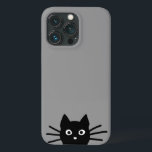 Neugieriges Peeking Black Kitty Cat Cool Cat Lover Case-Mate iPhone Hülle<br><div class="desc">Neugierig Peeking Black Cat Phone Case. Ein lustiges iPhone Gehäuse für Katzenliebhaber,  erhältlich in verschiedenen Farben. Dieses lustige Handy Gehäuse kann mit Ihrem Text personalisiert werden. Besuchen Sie Jenn’s Doodle World für noch mehr feline Handy-Accessoires und coole Kitty-Geschenke.</div>