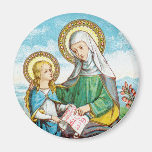 Neugotische St. Anne und junge Maria (SAU 29) Magnet