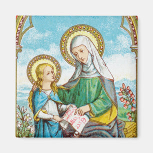 Neugotische St. Anne und junge Maria (SAU 29) Magnet