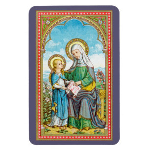 Neugotische St. Anne und junge Maria (SAU 29) Magnet