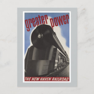 Neuhavenbahn Vintag Postkarte