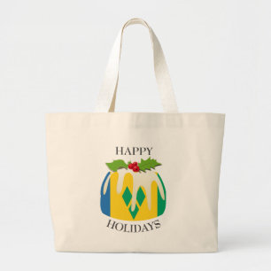 Neuheit Festes Pudding ST VINCENT FLAG Jumbo Stoffbeutel