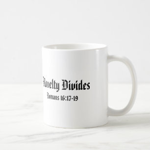 Neuheit teilt Tasse