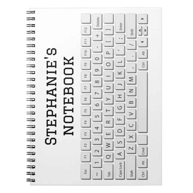 Neuheit über die riesige Computertastatur QWERTY Notizblock (Vorderseite)