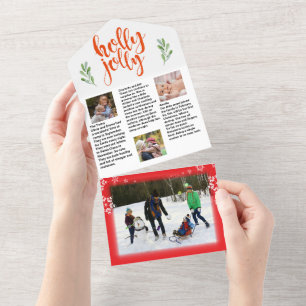 Neuigkeiten 🎄 Weihnachts-Foto All In One Einladung