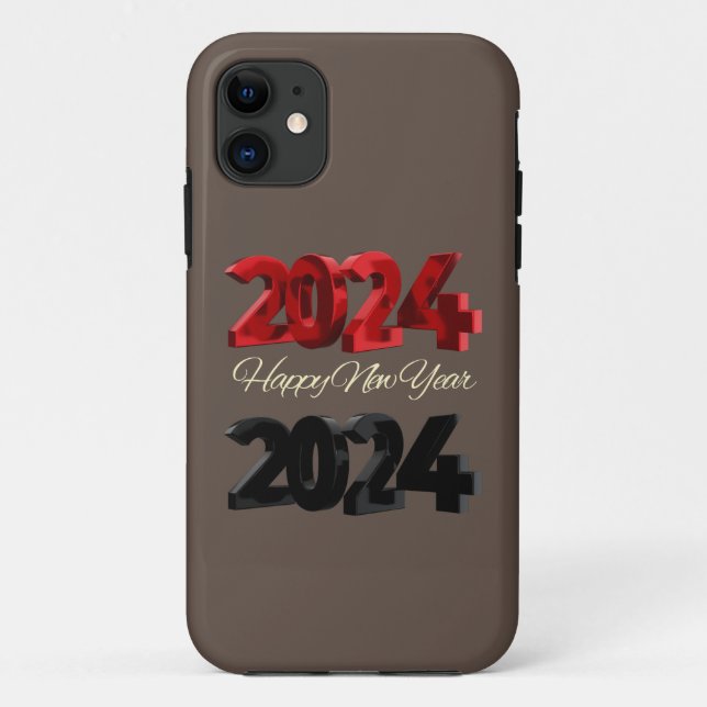 Neujahr 2024 Case-Mate iPhone hülle (Rückseite)