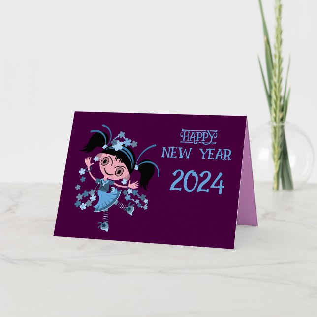 NEUJAHR 2024 GREETING (Vorderseite)