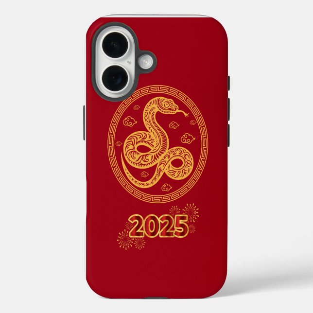 Neujahr 2025 iPhone 16 hülle (Rückseite)