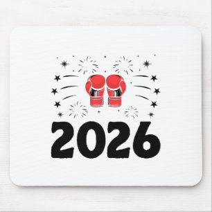 Neujahr 2026 Boxer Sports Strength Gym Athlete Bo Mousepad
