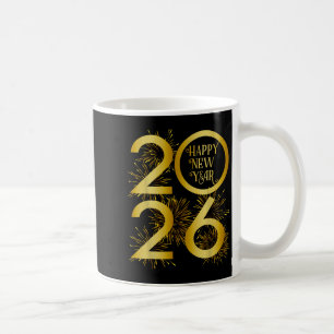 Neujahr 2026 Feuerwerkskörper - Frohes Neues Jahr  Kaffeetasse