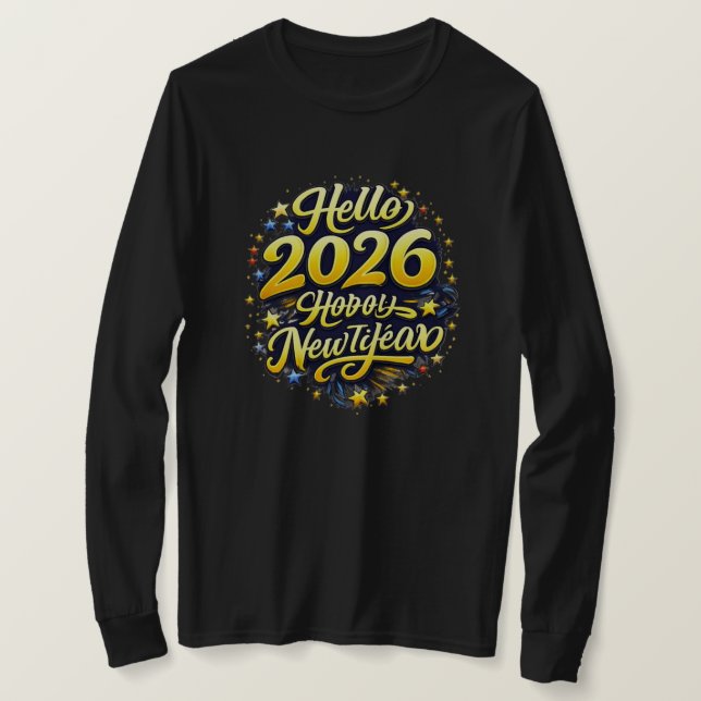 Neujahr 2026 T-Shirt (Design vorne)