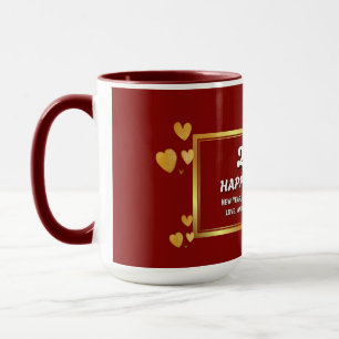 Neujahr 2026 Tasse – Freude, Träume & Feier