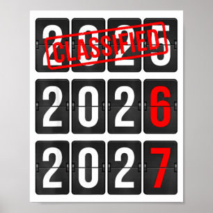 Neujahr 67 Sechs Sieben Countdown Neujahr 2026 202 Poster