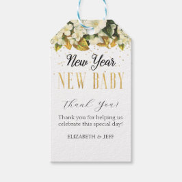 Neujahr Baby-Dusche Geschenkanhänger