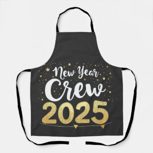 Neujahr Crew 2025 Cousin Crew Matching Family Schürze