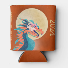 Neujahr des Drachen 2024 Dosenkühler