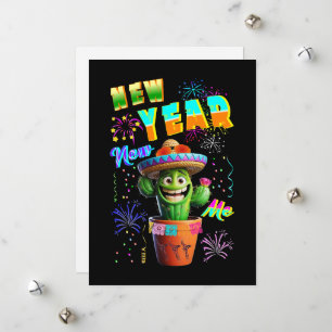 Neujahr Feiertagskarte