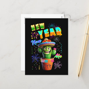 Neujahr Feiertagspostkarte