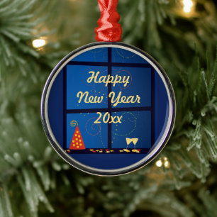 Neujahr Feuerwerk Party Pendant Ornament