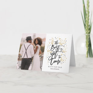 Neujahr  Feuerwerkskörper  Grußkarte Feiertagskarte